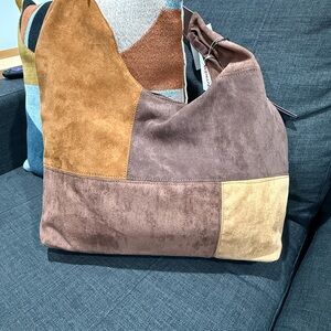 Steve Madden Multicolor Patchwork Hobo Bag